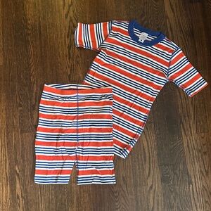 Hanna Andersson Red and Blue Striped Top